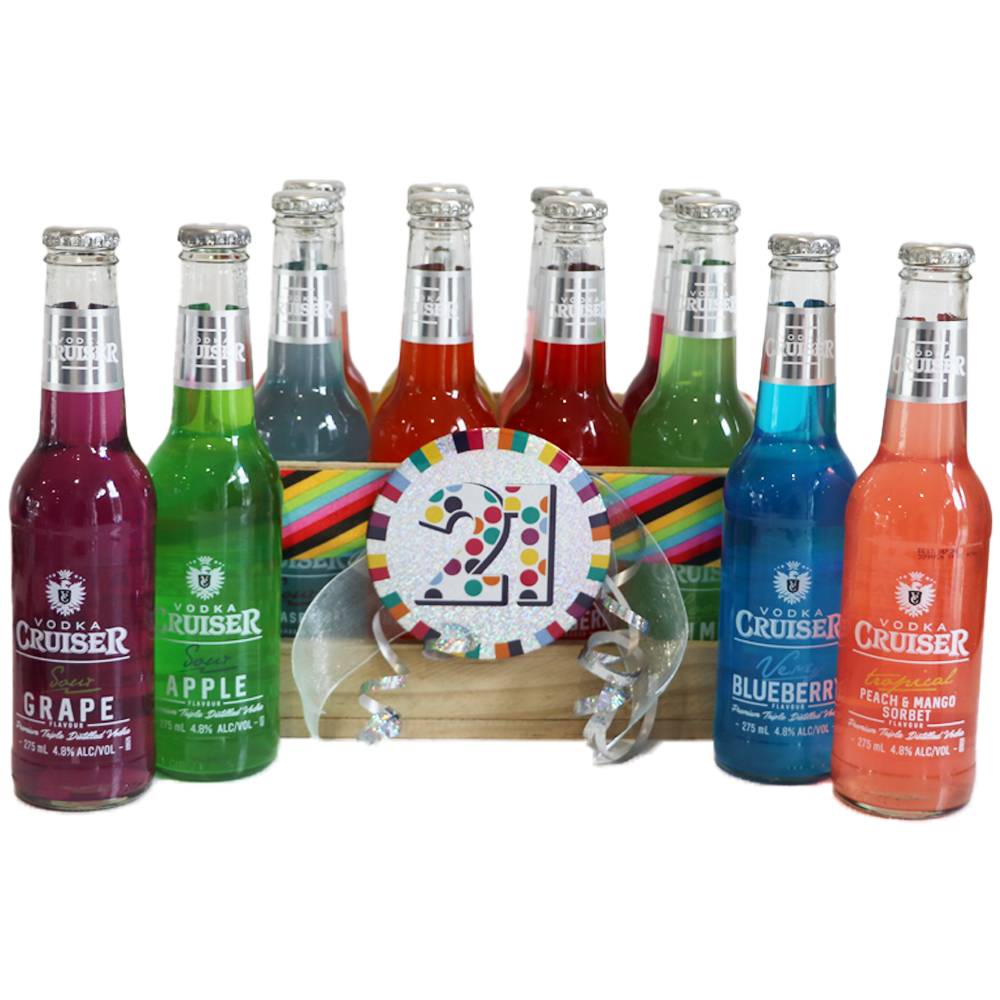 Birthday 21st Cruiser Taster Crate