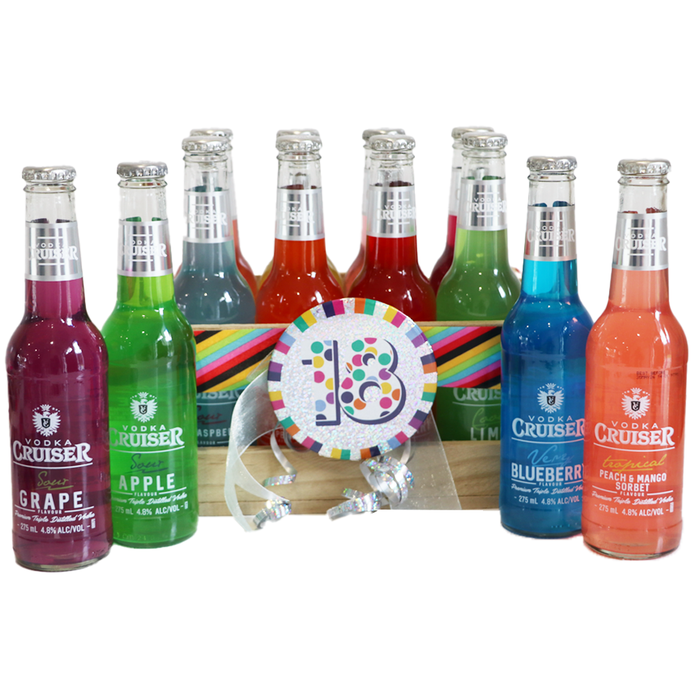 Birthday 18th Cruiser Taster Crate