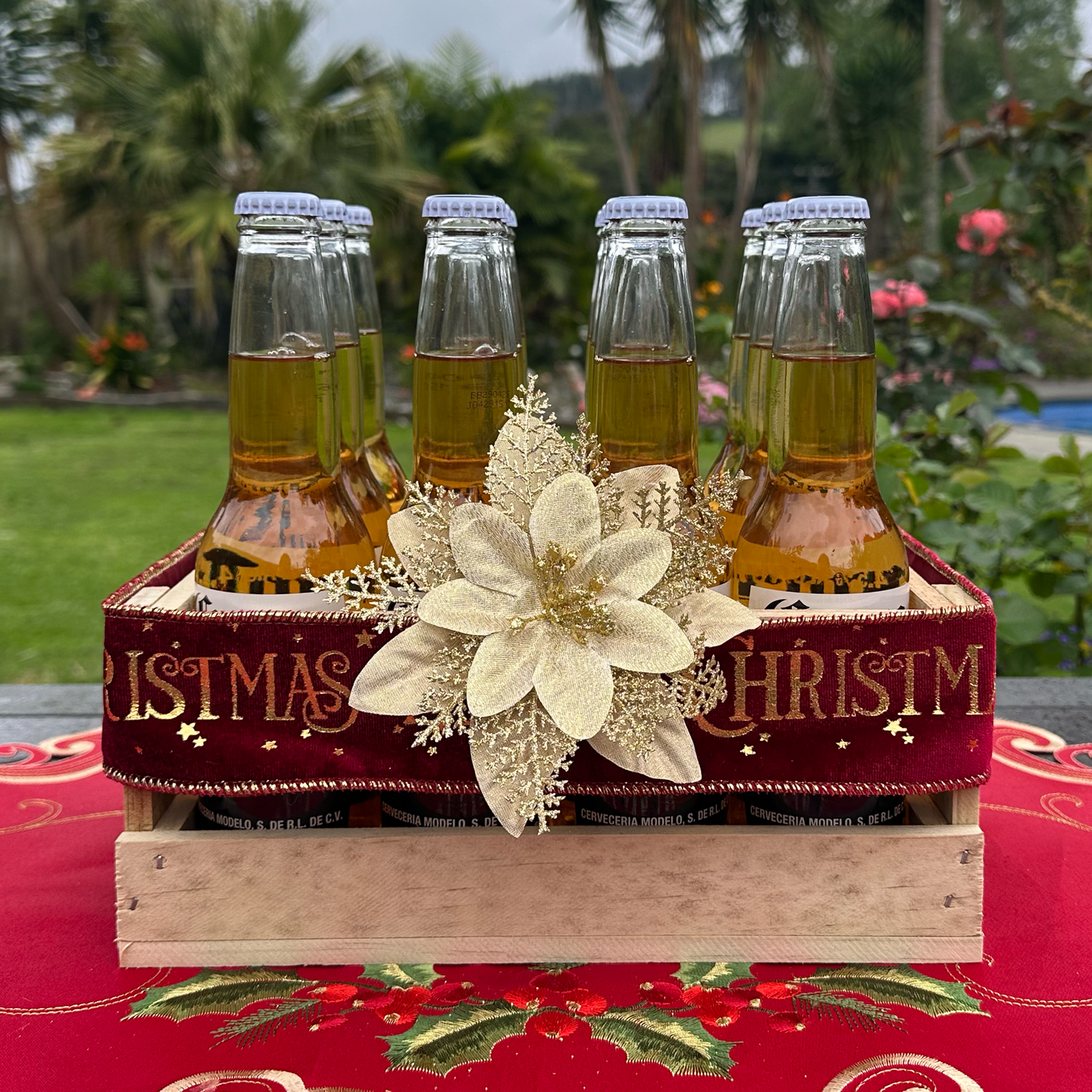 Corona Christmas Gift Crate