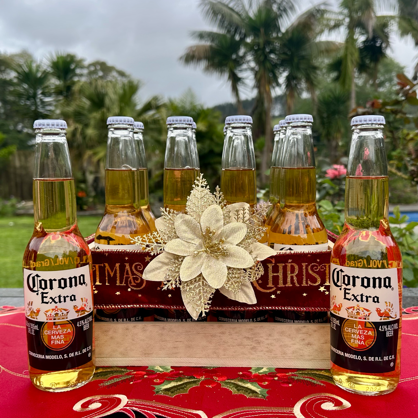 Corona Christmas Gift Crate